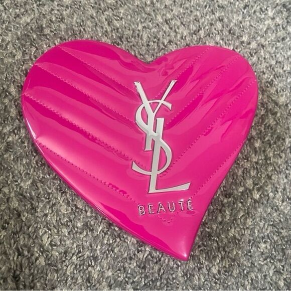 YSL Beauté Pink Heart-Shaped Case Entry Box - Picture 1 of 6
